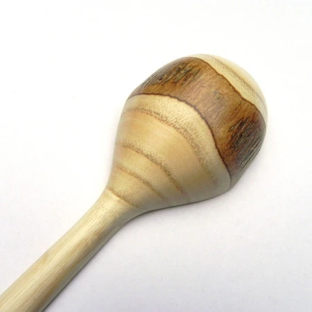 Hand carved ash spoon