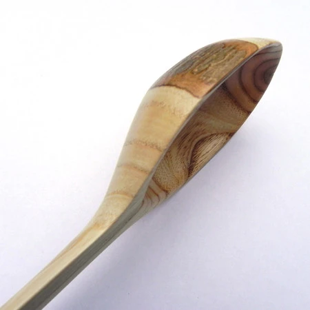 Hand carved ash spoon