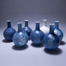 Blueware-Vases-by-Glithero-2
